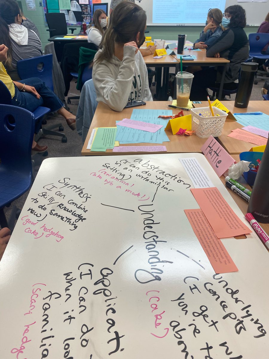 mschandlerbrown's tweet photo. Appreciation tweet for the teachers I got to work alongside this morning as we attempted to understand understanding... understood? 

#NoviPride #NoviTogether https://t.co/TkGaiTdX64