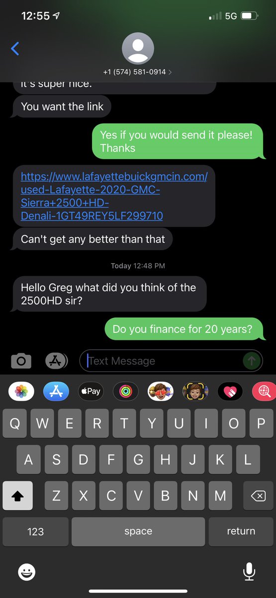 Convo I imagine many are having with their local truck dealer these days 😳