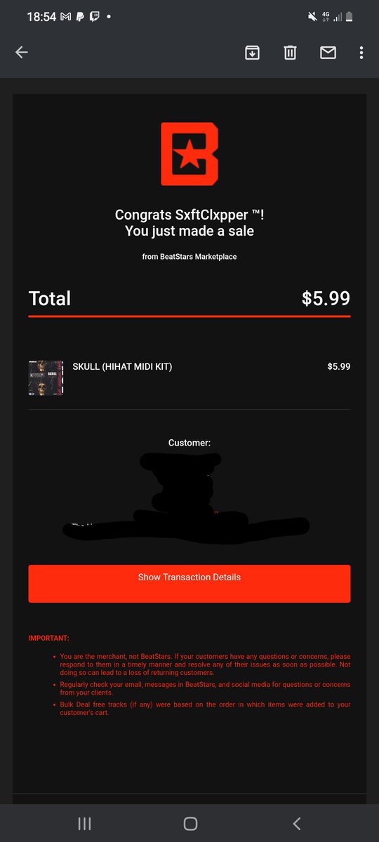 SxftClxpper's tweet photo. This is my ALL TIME first Sale🚀🚀🚀
It was not much, i know.. but it was a sale✔💶

@BeatStars https://t.co/qlY2f8KBhz
