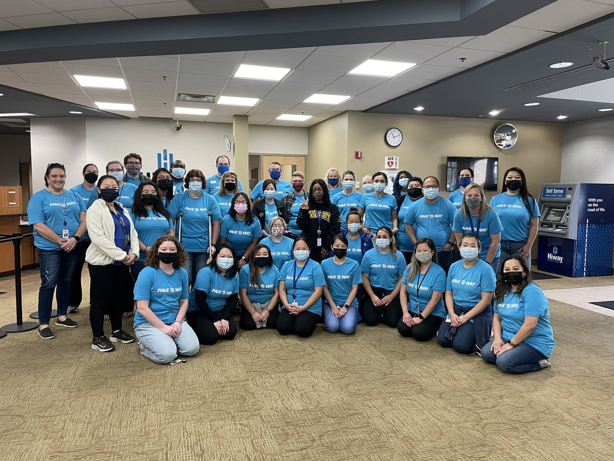 Today at <a href="/HiwayCU/">Hiway Credit Union</a>, we work together to do good in our communities! This awesome team made sandwiches for the Union Gospel Mission and assembled toiletry bags for <a href="/StreetWorksMN/">StreetWorks</a>. #pavetheway #CUForwardDay #CreditUnions