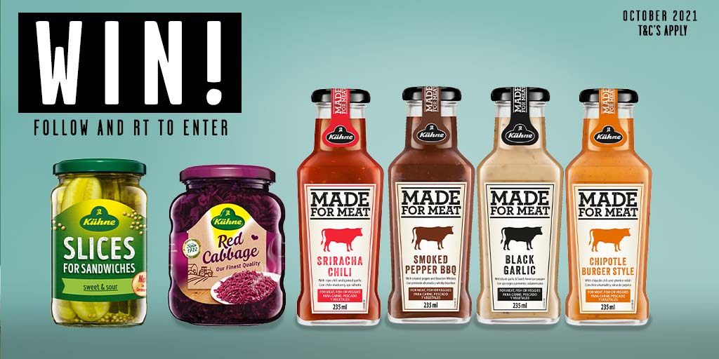 Fancy getting your hands on this beauuuutiful bundle of our Made for Meat sauces, Red Cabbage and Gherkin Slices? Yes? We know you so well...

FOLLOW &amp; RT to enter our #competition for your chance to #WIN!

T&amp;Cs Apply.