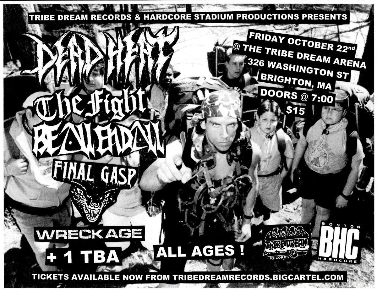 scanlon_'s tweet photo. Next Week - Dead Heat x The Fight x Be All End All weekender https://t.co/mqUo8VrHrt