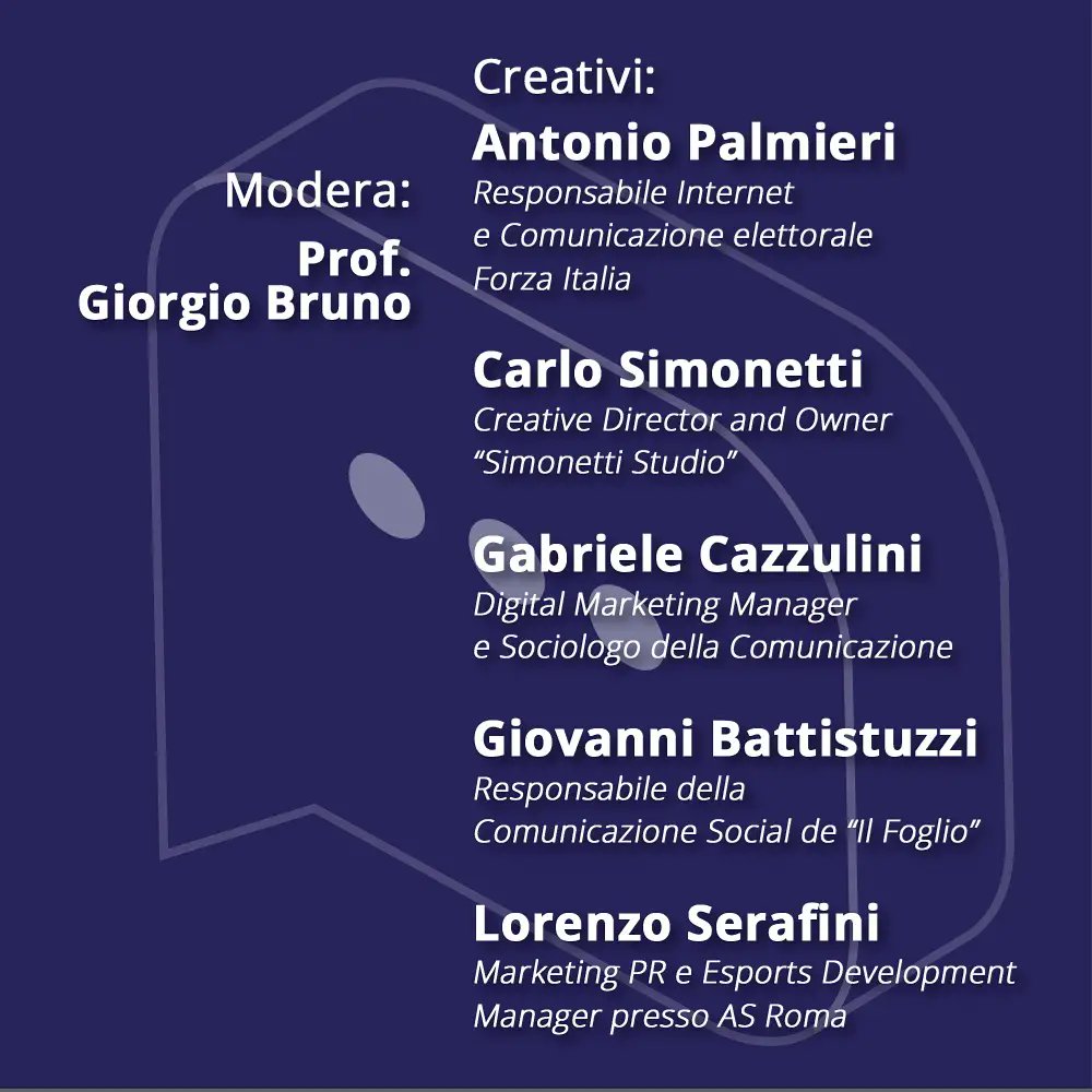 creativiclub's tweet photo. Questi sono i creativi di questo nuovo evento dedicato alla Comunicazione Social! 
Curiosi di conoscere le loro idee creative? Noi siamo carichi!

@antoniopalmieri @Carlosimonetti
@LoreSerafins @giostuzzi

#creativiclub #torino #creatività #eventitorino #comunicazione #social https://t.co/o2Lkosiwz3