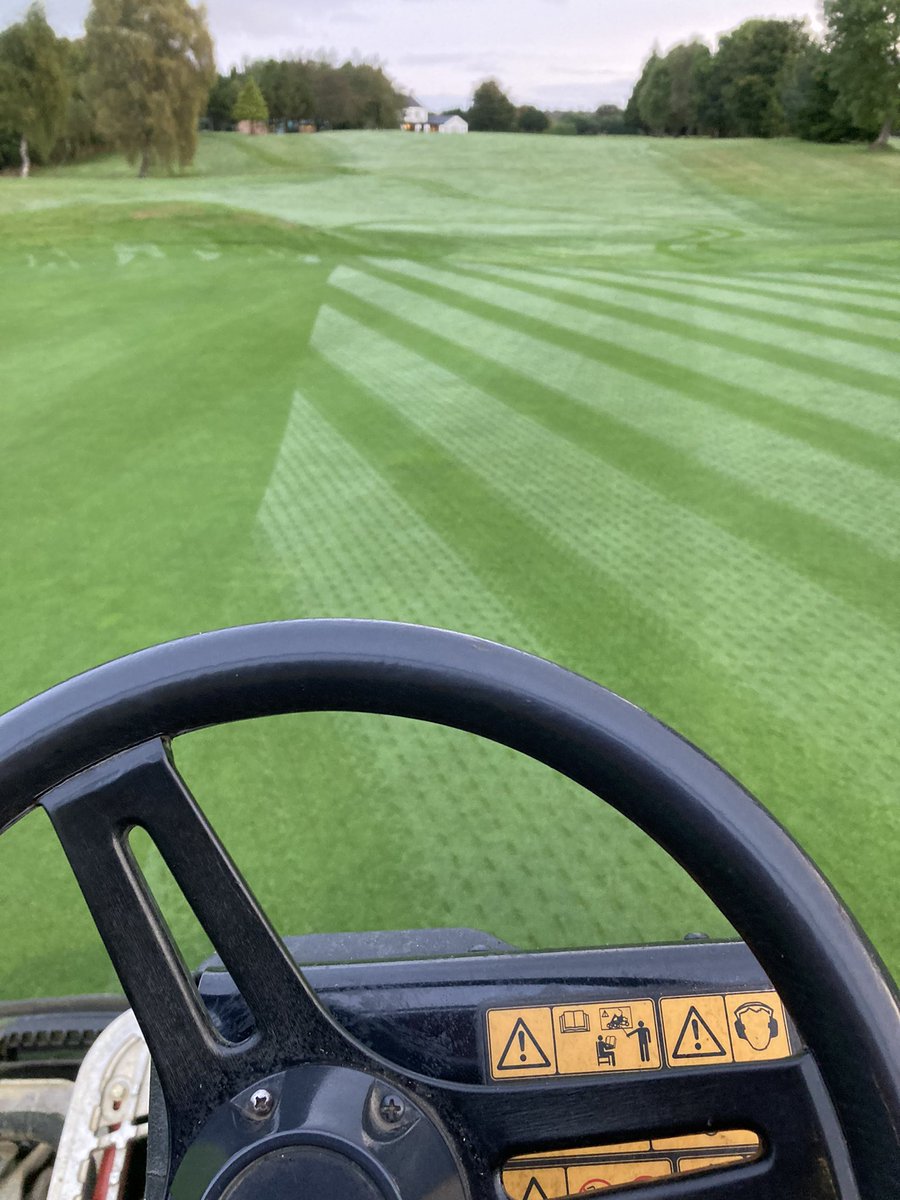 padeswoodgreens's tweet photo. Greens star slit, cut and rolled this morning. Great to have the @chesterzoo team back with us again helping with some tree work with all branches going to help feed the animals @PadGC https://t.co/IF7akIc04x