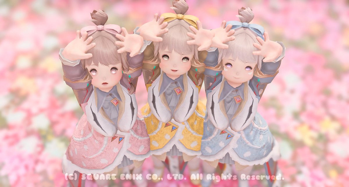FF14maki210's tweet photo. Signal Color Lalafel 🧸
🍬 .｡ ____________________ ｡. 🍬

ちょんまげ×ﾘﾎﾞﾝ🎀 𓂃 𓈒𓏸

水玉×ﾊﾟｽﾃﾙ𓂃◌𓈒𓐍◌𓈒

とっても可愛い…ʕ•̫͡•ʕ•͓͡•ʔʕ•̫͡•ʔ

#おはララ #GPOSERS #XIV_PICTCLIP
#ころまにゃまき https://t.co/CvYkgOXKkx