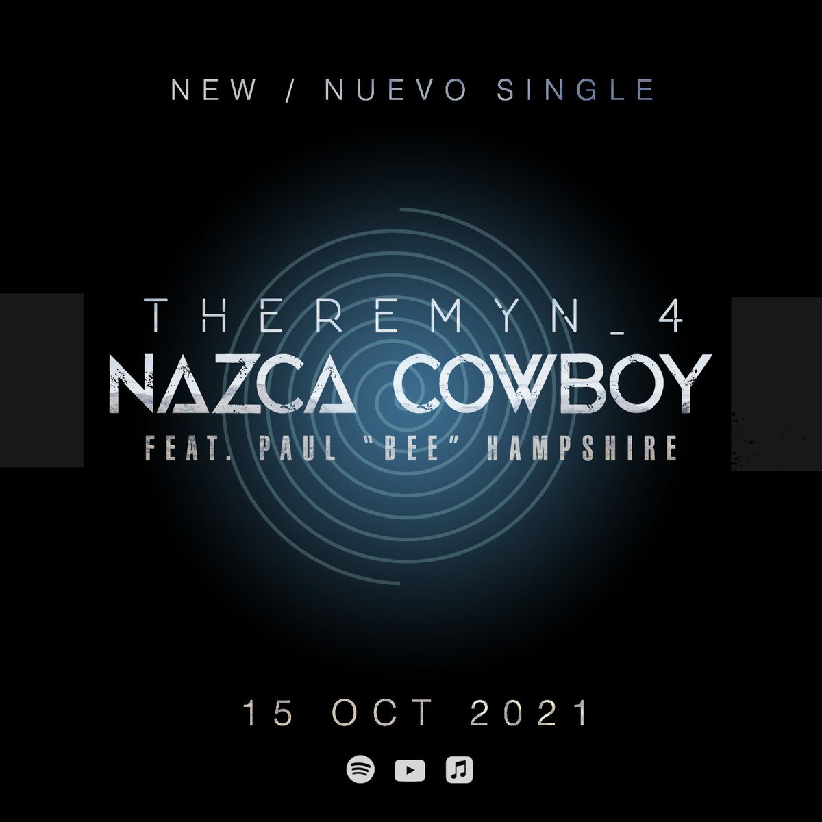 theremyn4's tweet photo. Próximo lanzamiento / Next Release. "Nazca Cowboy" feat. Paul "Bee" Hampshire #theremyn4 #paulbeehapshire #electronica #newrelease2021 #gettingthefear @hypersfera @RockAchorao @indiehoy @rockolaperu @rdn_pe @daisrecords @PostPunkzine @altafonte_pe https://t.co/ulMi2QAjkh