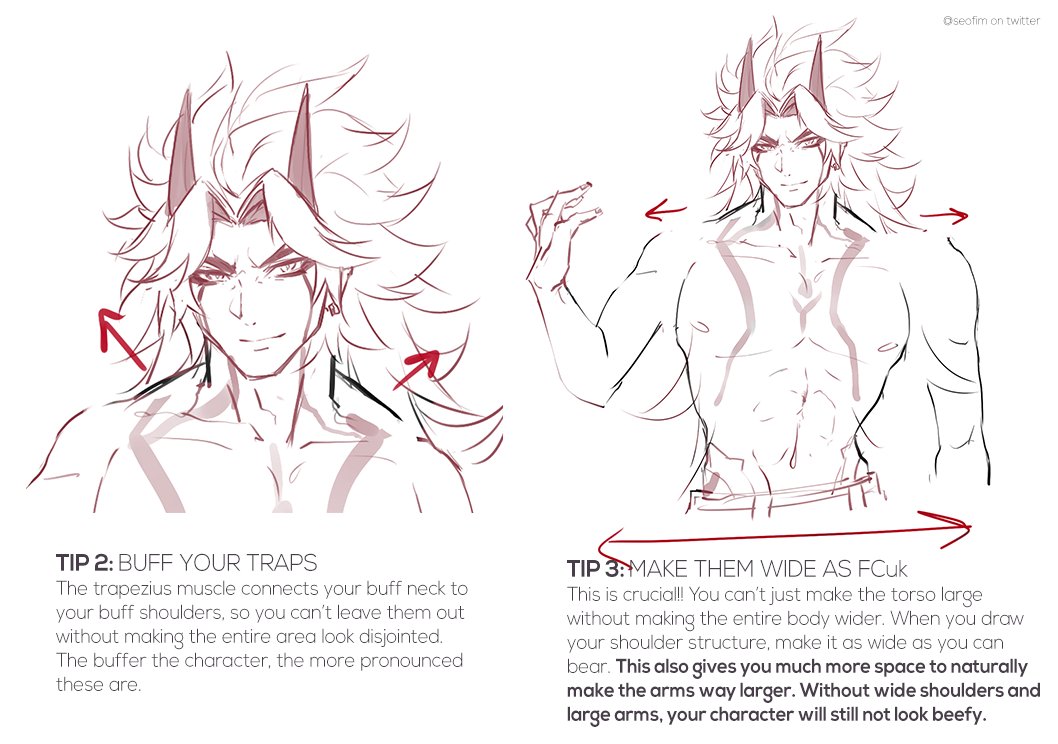 In honor of Itto's design reveal: Here's 3 Quick and Easy Tips That Will Instantly Make Your Drawing Beefier 