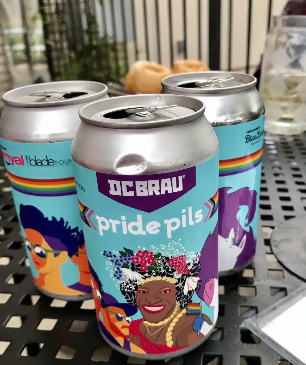 Cheers🍻 to those who have made the journey out of the closet and support 🤗 to those who aren’t there yet. Enjoying #NationalComingOutDay at <a href="/BrooklandFinest/">Brookland's Finest</a> with <a href="/dcbrau/">DC Brau Brewing</a> Pride Pils 🌈🍺Come on by - proceeds tonight support LGBT causes.