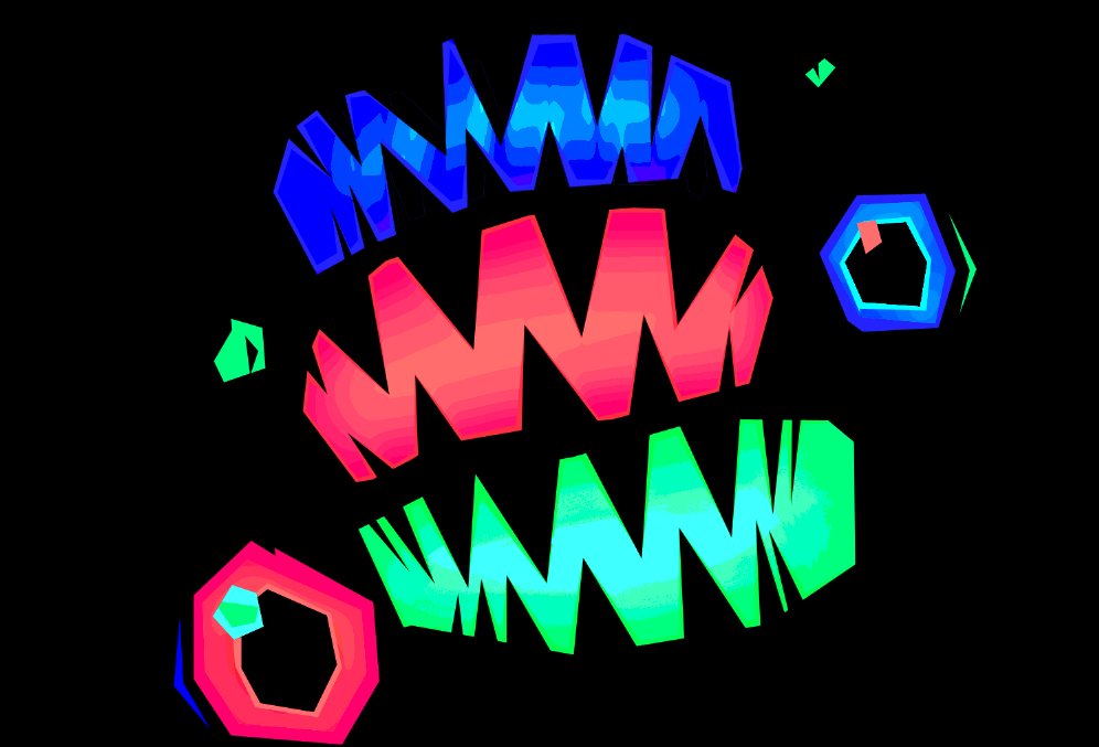 idk what this is i just like bright colors and fun shapes