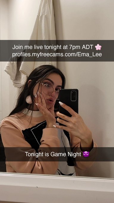 I go live tonight at @ 7pm ADT on MyFreeCams! @ Ema_Lee 😈 https://t.co/eWiqbKtODC<a href="/tag/mvsales"class="tags"><span>#mvsales</span></a>