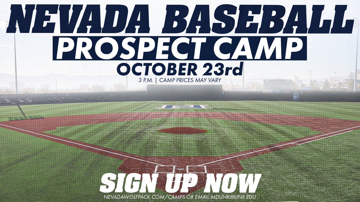 🚨 REGISTER NOW 🚨 

We're holding our elite prospect camp on Oct. 23! 

Register: bit.ly/2S89YQH

#BattleBorn