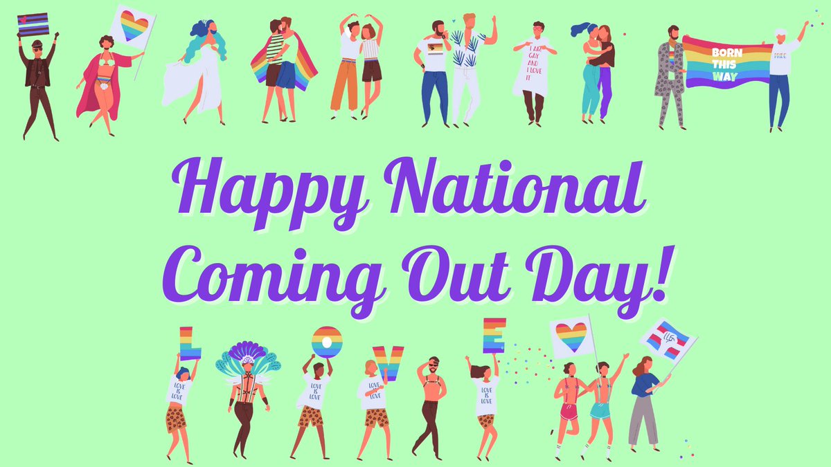 minoritygenetic's tweet photo. Today is a day to celebrate our LGBTQ+ community for being able to live proudly and authentically as themselves. Today we also need to remember and send love to the many members of the LGBTQ+ community who are still not safe to come out. 
YOU DESERVE LOVE❤️🧡💛💚💙💜 https://t.co/ufSLL2YBPo