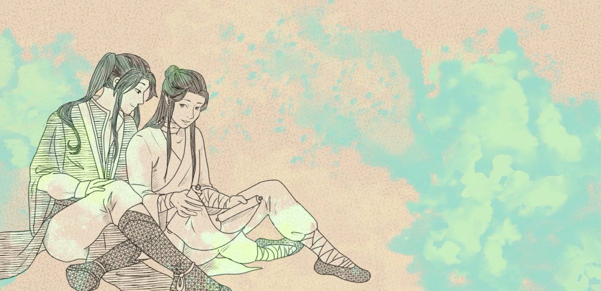 CopperPhthalo's tweet photo. stills from a #hualian animatic I'm working on🌸 https://t.co/SqTxTRskFt
