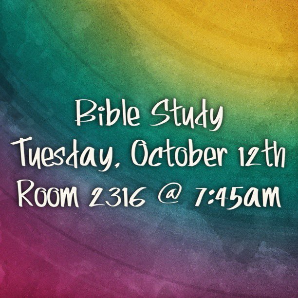 Tomorrow Morning @ 7:45 in room 2316!   Donuts will be provided! See you there!