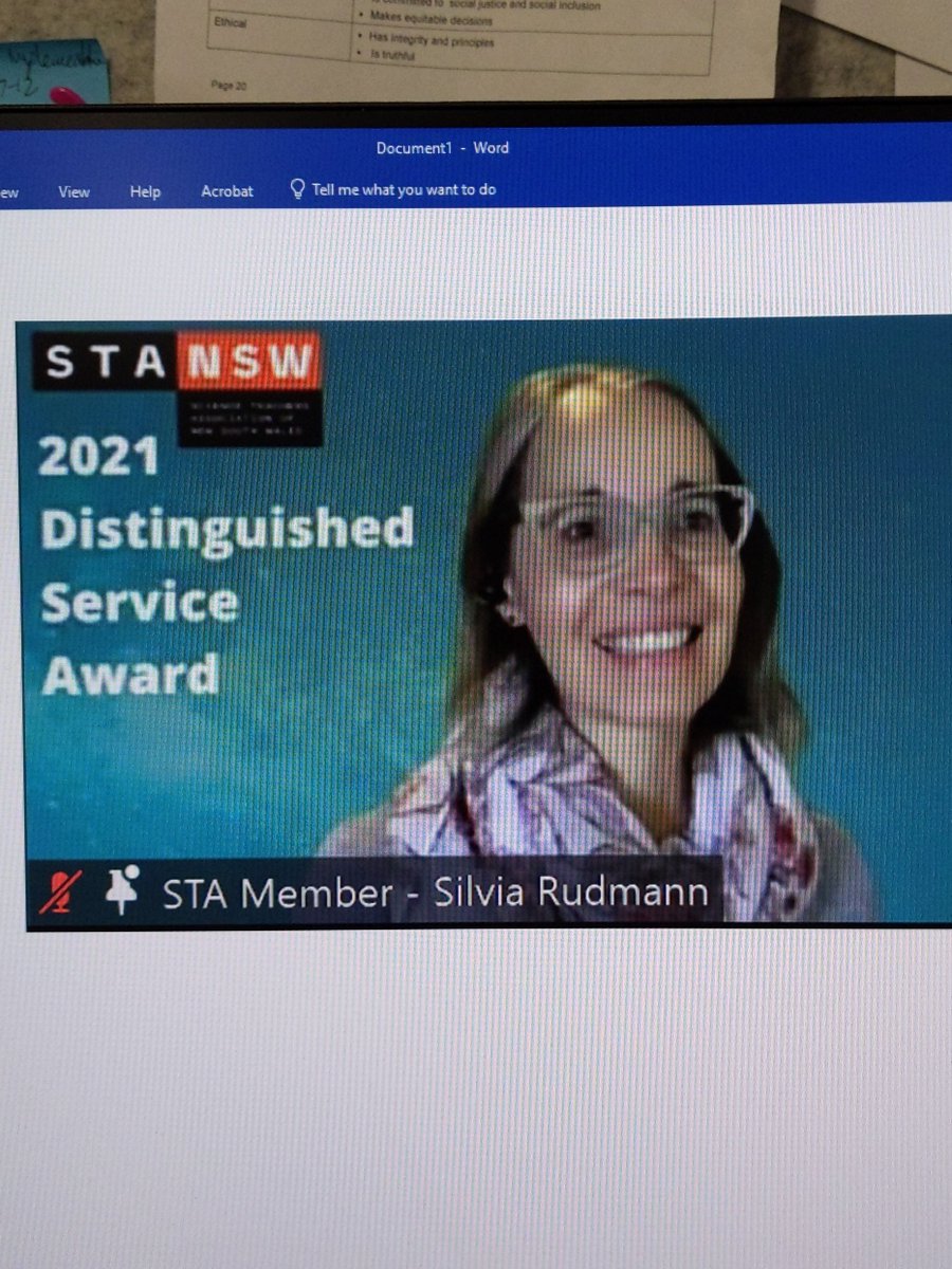 2021 STANSW Distinguished Service Award goes to Silvia Rudmann! Well deserved! <a href="/stansw/">STANSW</a> <a href="/mshepherd11/">Margaret Shepherd</a>