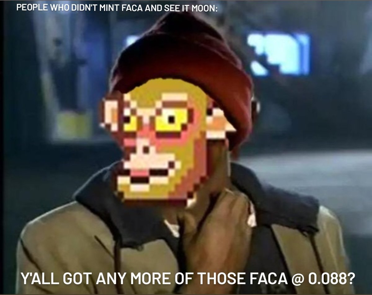 0xGreatSaiyaman's tweet photo. @FacaFactory

#JoinFACA here https://t.co/LigWaeOqKS #MADAFACA! https://t.co/EqG8lceJM9