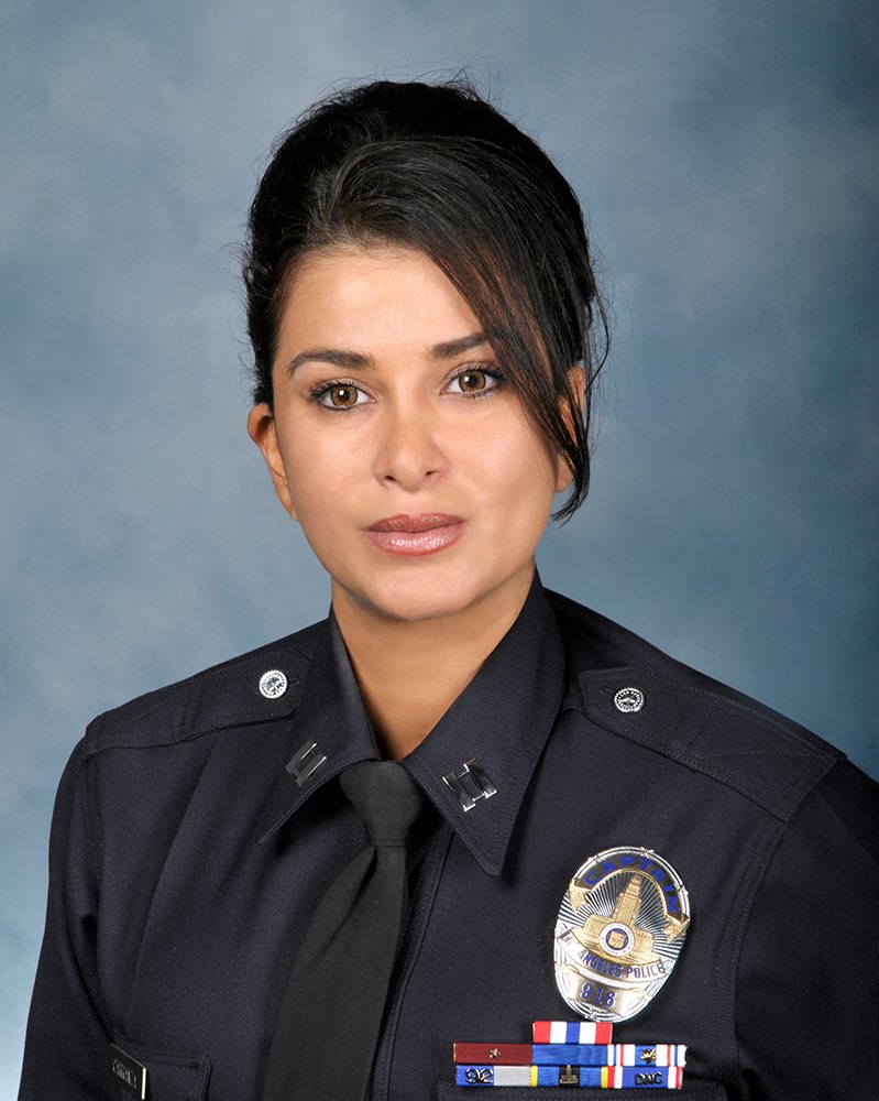LAPDHQ's tweet photo. In honor of Hispanic Heritage Month we recognize Captain Lillian Carranza, who joined the LAPD in 1989 and currently serves as the Commanding Officer of Commercial Crimes Division. https://t.co/T3EiISxhrq