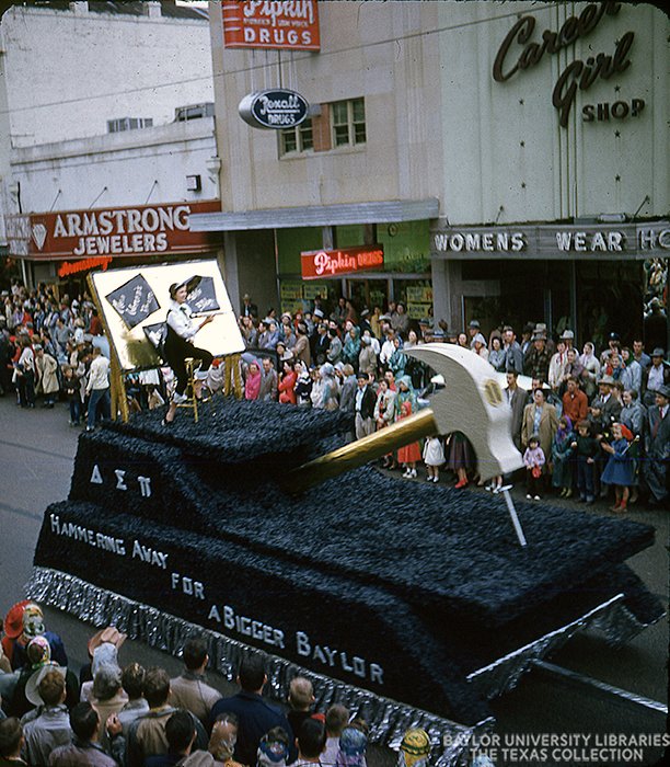Today, we look back at Baylor Homecoming 1953, which took place just a few moths after a devastating tornado hit Waco on May 11, 1953. Despite this devastating event, Waco came together for Baylor Homecoming, and <a href="/BUFootball/">Baylor Football</a> even beat the TCU Horned Frogs 25-7.