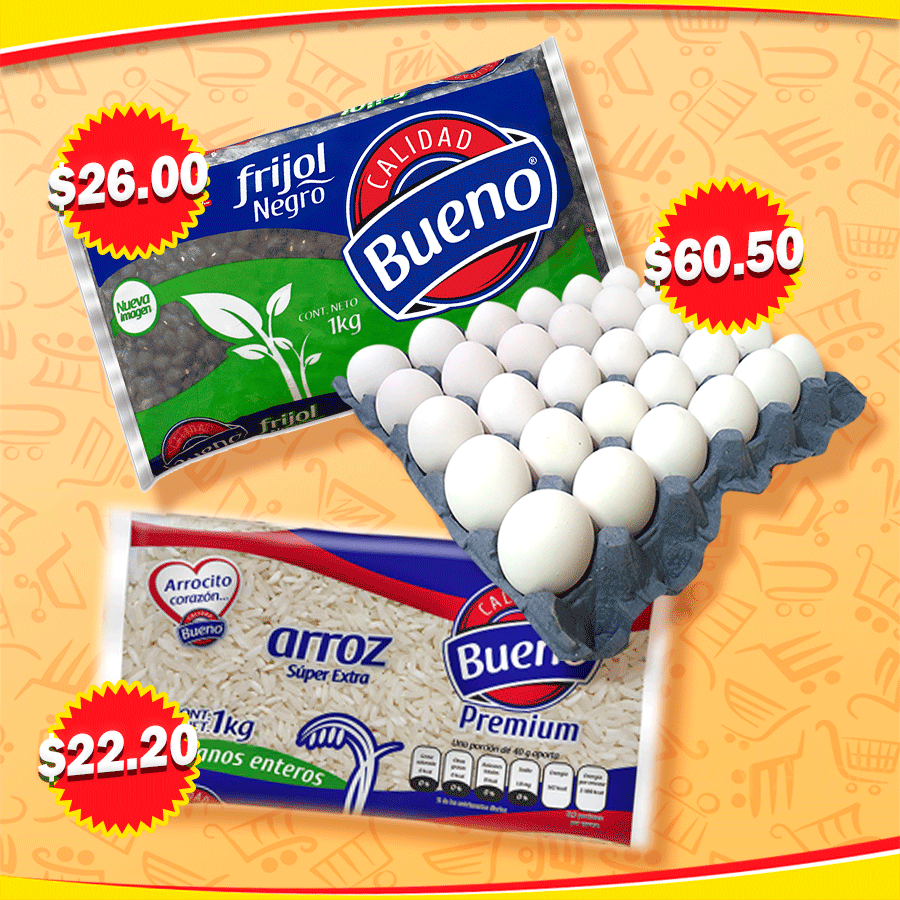 Comercial_Meraz's tweet photo. ¡En Comercial Meraz ahorras en grande! Visítanos y encuentra productos de canasta básica al mejor precio:
-Cono de huevo grande
-Frijol negro Bueno de 1 kg
-Arroz Bueno S/E de 1 kg.
Vigencia al 15 de octubre de 2021. #SiempreTeDaMás
¡Pídelo sin salir de casa! Tel. 951 657 45 23. https://t.co/No1rOCimSB