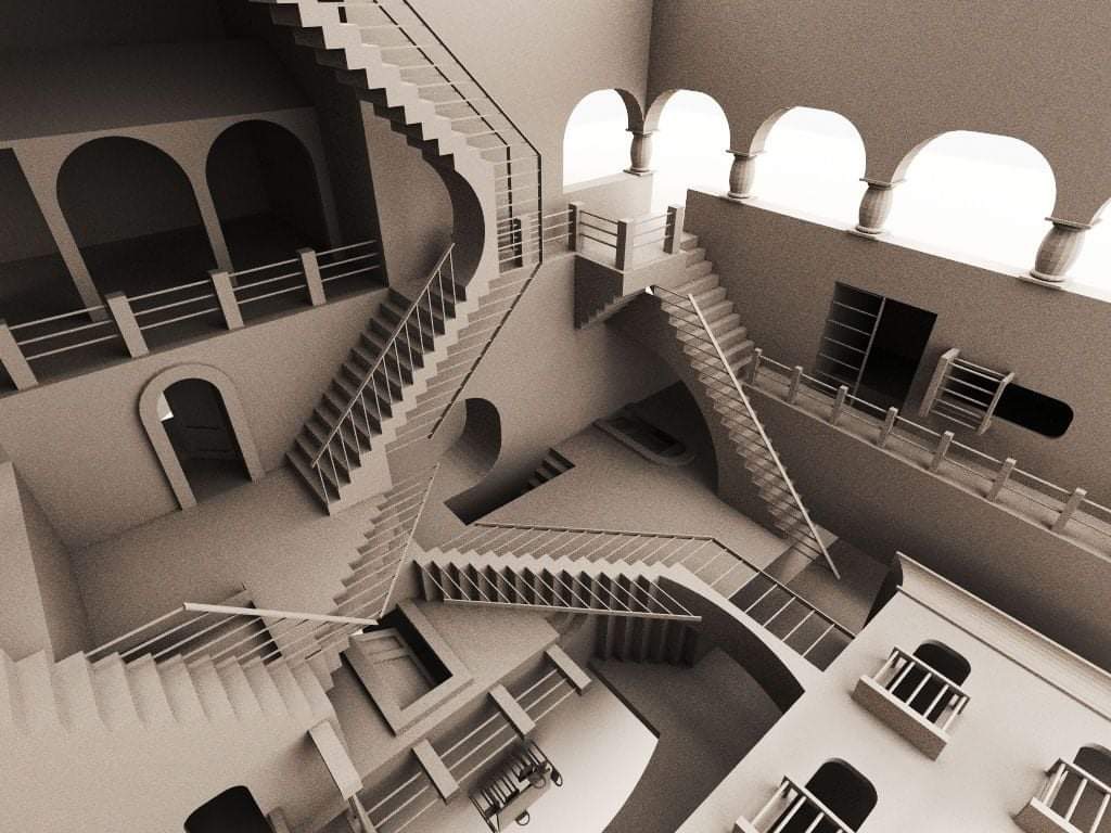 JaneDeRange's tweet image. The stock market is like walking a yo-yo up a flight stairs. 

The Stairs: