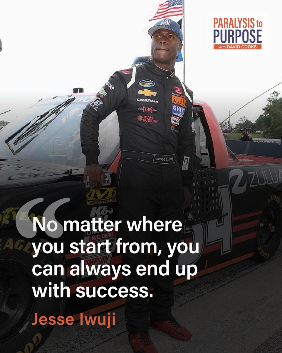 Paral2Purpose's tweet photo. In last week's episode of #Paralysis2Purpose, @Jesse_Iwuji spoke on how we don't need to define ourselves by our limitations. We are not all dealt a fair hand, but there is no law that says you can't reach your ultimate potential #MondayMotivation Listen: https://t.co/pHQ92Tx6Pt https://t.co/I1QLEh6z2x