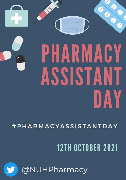 NUHPharmacy's tweet photo. We've noticed that there's a World Pharmacy Day #WPD21 and a Pharmacy Technician Day #RxTechDay but no Pharmacy Assistant Day ... so tomorrow we at @TeamNUH will be celebrating all of our amazing Pharmacy Assistants, without whom we would be lost!!
#PharmacyAssistantDay https://t.co/Ng5RnPPvzf