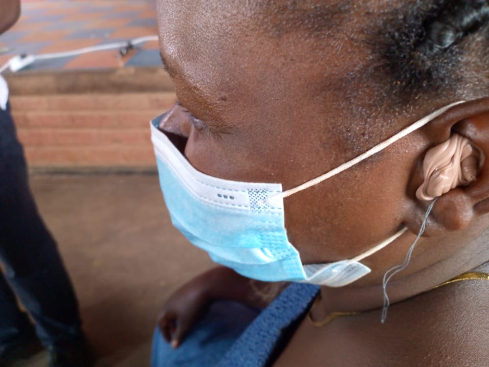 Today we used impression materials to create a simulated hearing loss for our trainees. It was a very interesting deaf awareness activity for health surveillance officers to understand a few communication barriers people with hearing loss face #audpeeps #deafawareness