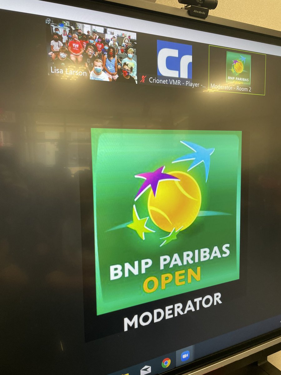 Special thanks to American tennis player Shelby Rogers for Zooming with Mrs. Larson's 4th grade class this morning. Good luck at the #BNPPO21 Shelby! <a href="/BNPPARIBASOPEN/">BNP Paribas Open</a> <a href="/LarsonLisa75/">Lisa Larson</a> <a href="/DesertSandsUSD/">Desert Sands USD</a> <a href="/Shelby_Rogers_/">Shelby Rogers</a>  #FordFalcons #AlwaysDoYourPersonalBest #DSUSDpride #FalconAwesome