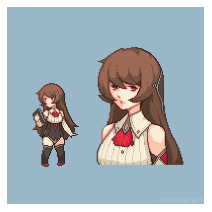 definitely late for this but heeeey!! some of my fave pixel pieces

#ドットの日