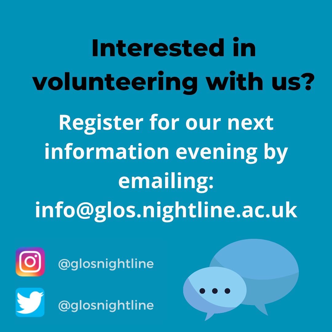 VOLUNTEER WITH US 💙
On the 27th of October from 19:00, we will be running an information evening via ZOOM for students who are considering becoming a Nightline volunteer or to help run the service ~ If you are open minded and want to help others, we’d love to hear from you! 😄