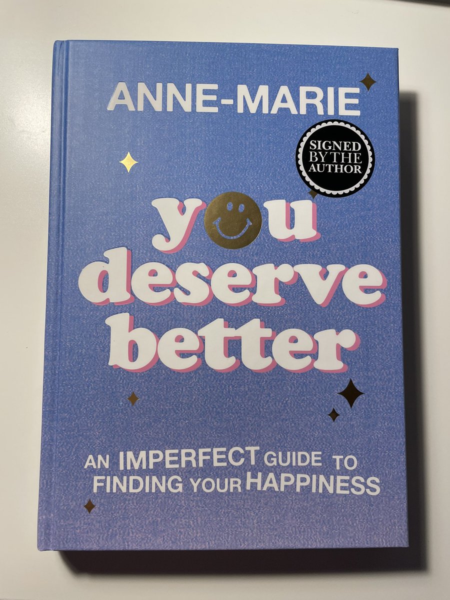 sxphiax16's tweet photo. FINALLY got @AnneMarie ‘s book (shipping was amazing🙃) ahhh so so excited to read it 💗💗💗 #youdeservebetter https://t.co/byWQ2k0Jkp