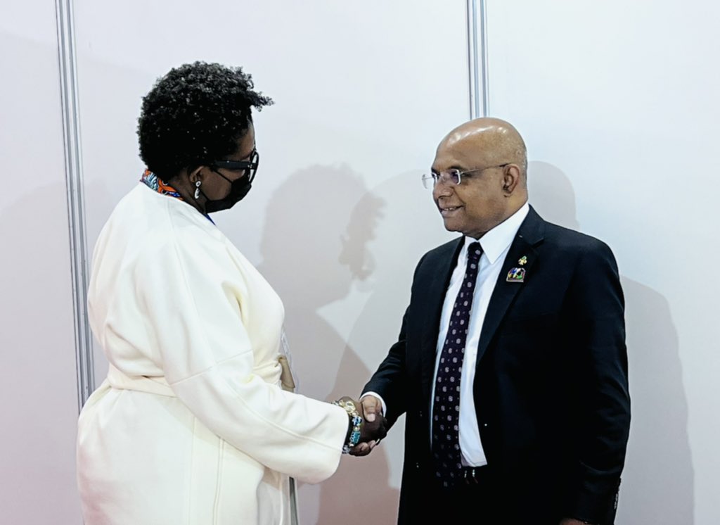 UN_PGA's tweet photo. Deeply honored to hear &amp; learn from women Heads of Delegation 🙏

This was indeed an insightful meeting. 

Prioritize gender parity. We all stand to gain when half our human population is unleashed from unnecessary &amp; harmful discrimination.

#PresidencyofHope #Deliver4Equality https://t.co/ZQ2aeKd4oR