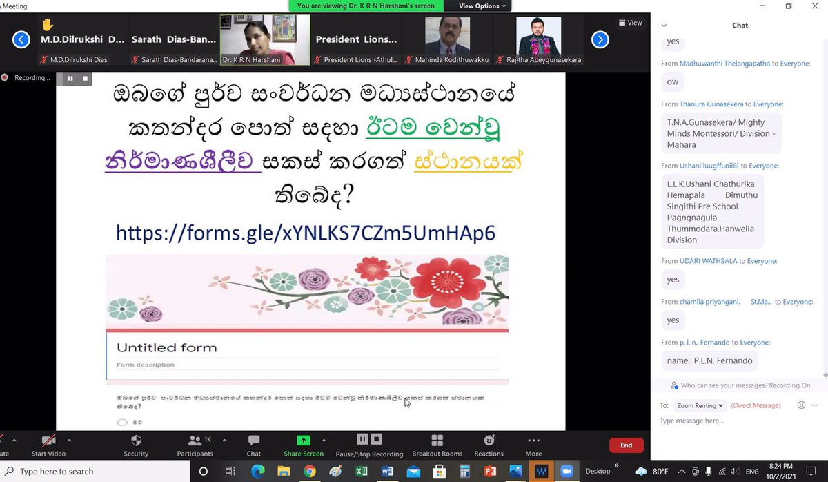 GampahaL's tweet photo. The most successful webinar so far conducted on 2 October in commemoration of ‘World Children’s Day’ that attracted 1000 participants, Preschool Teachers of the Western Province….A joint effort of LC Gampaha Metro &amp; The Western Province Preschool Unit of the Education Department https://t.co/THEV3rblvh