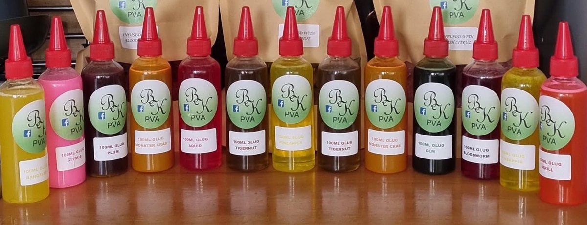 hff_fishing's tweet photo. Here Fishy Fishy Fishing are proud to announce that we have Partnered with BK PVA!!!

BK make some of the best pre tied pellet bags in every flavour imaginable. With new Glug, smoke additives and so much more available we never go fishing without them and neither should you!! https://t.co/ycZTuGhnbV