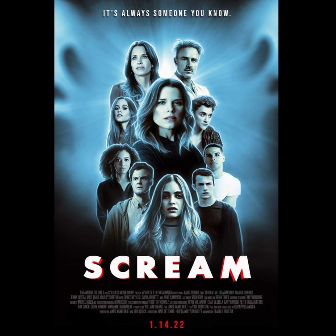 X 上的 Glauber Oliveira：「Scream 5 (2022) poster @ScreamMovies