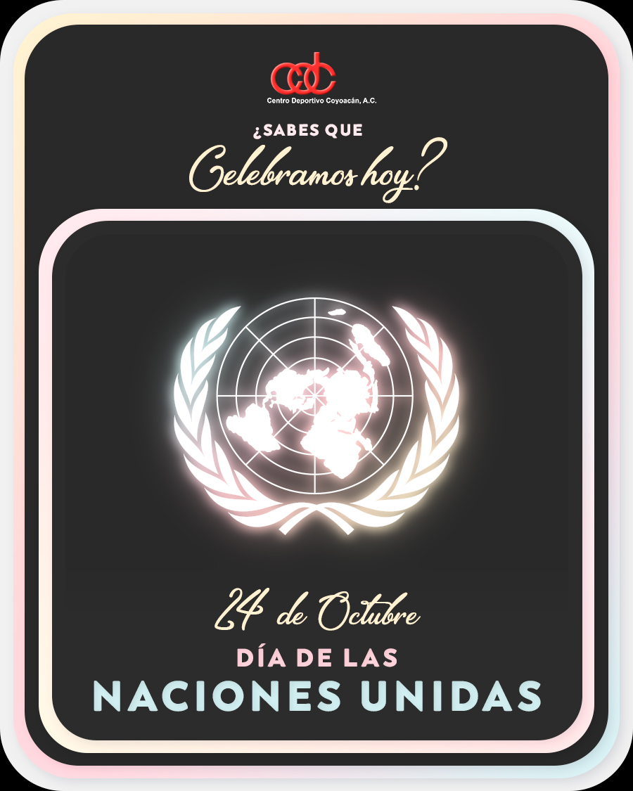 CdcacOficial's tweet photo. Día de las naciones unidas, 75 años trabajando por la paz:
 
El Día de la ONU marca el aniversario de la entrada en vigor en 1945 de la Carta de las Naciones Unidas. https://t.co/B8JQl5MQzK