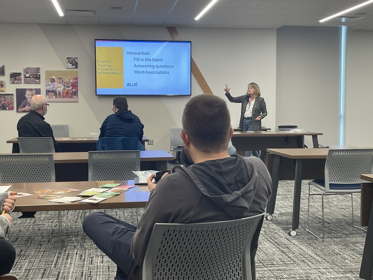 Our Autism Paras are refreshing their learning in Intensive Teaching with Stacey Martin. <a href="/NKCSchools/">NKC Schools</a>