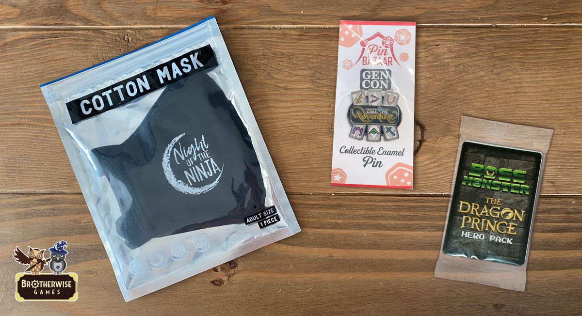 bwisegames's tweet photo. We might have missed con season this year, but we don't want you to miss out on the swag! So for a limited time, we're selling this fun pack of Brotherwise goodies. The highlight is a lovely #CallToAdventure enamel pin for all you #PinBazaar collectors!

https://t.co/0tvQyStzf5 https://t.co/Hh6ogD0auv
