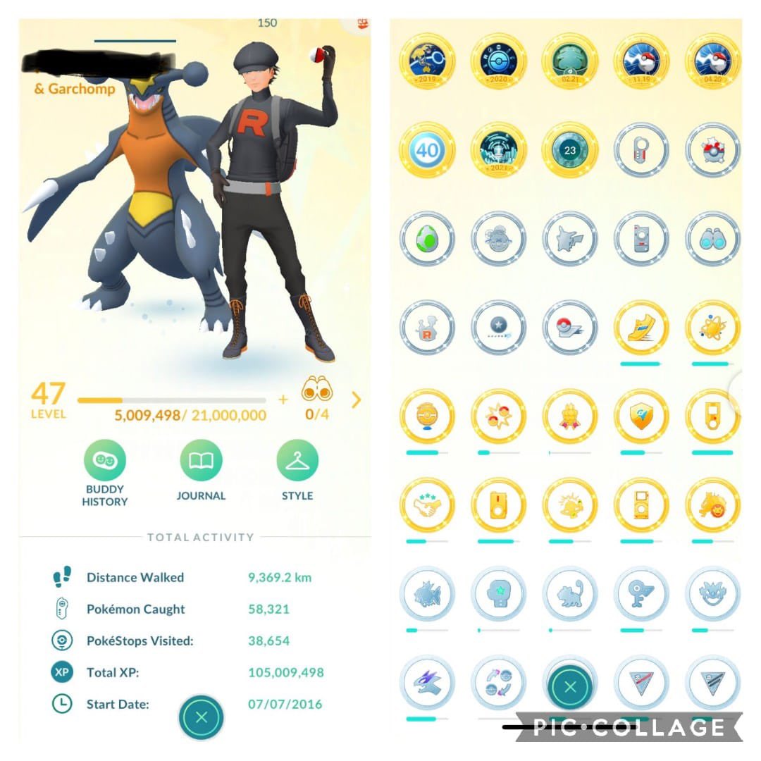 pokemon go acc lvl 50