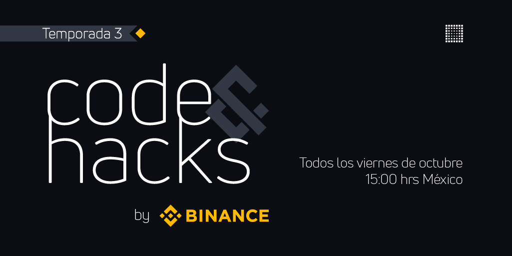 blockdemy's tweet photo. 🚀 ¿Ya te registraste para la nueva temporada de #CodeandHacks con @BinanceES ? Durante todo el mes de octubre estaremos aprendiendo más sobre DeFi, CeFi y NFTs!
¡No te la pierdas!
📅 15 de octubre, 2021.
⏰ 13:00 hrs México
👉https://t.co/4bpdDMlENv https://t.co/n1xoZNTBoD