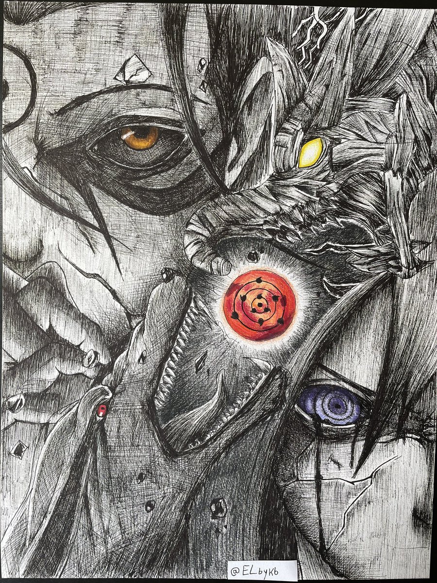 ELbykb's tweet photo. J’me présente Yehkob champion des dessin naruto https://t.co/VHKSbxBNp0