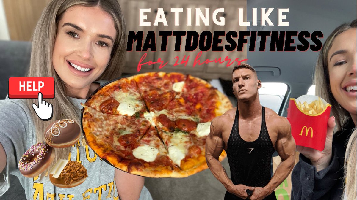 I ATE LIKE MATT DOES FITNESS FOR 24 HOURS youtu.be/6cVnGr9-SL0 via <a href="/YouTube/">YouTube</a>