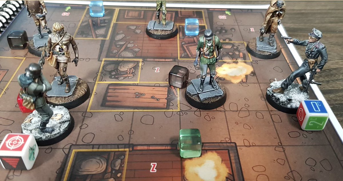 Raybox brengt zowel spellen uit de jaren 90 opnieuw als nieuwe spellen uit. Op #Spellenspektakel presenteren hun 1e Terrain Kickstarter: GRID 3D Modular Terrain en nemen ze een miniatuur solo/coop spel mee: Escape from Stalingrad Z. Benieuwd? bit.ly/spspray21