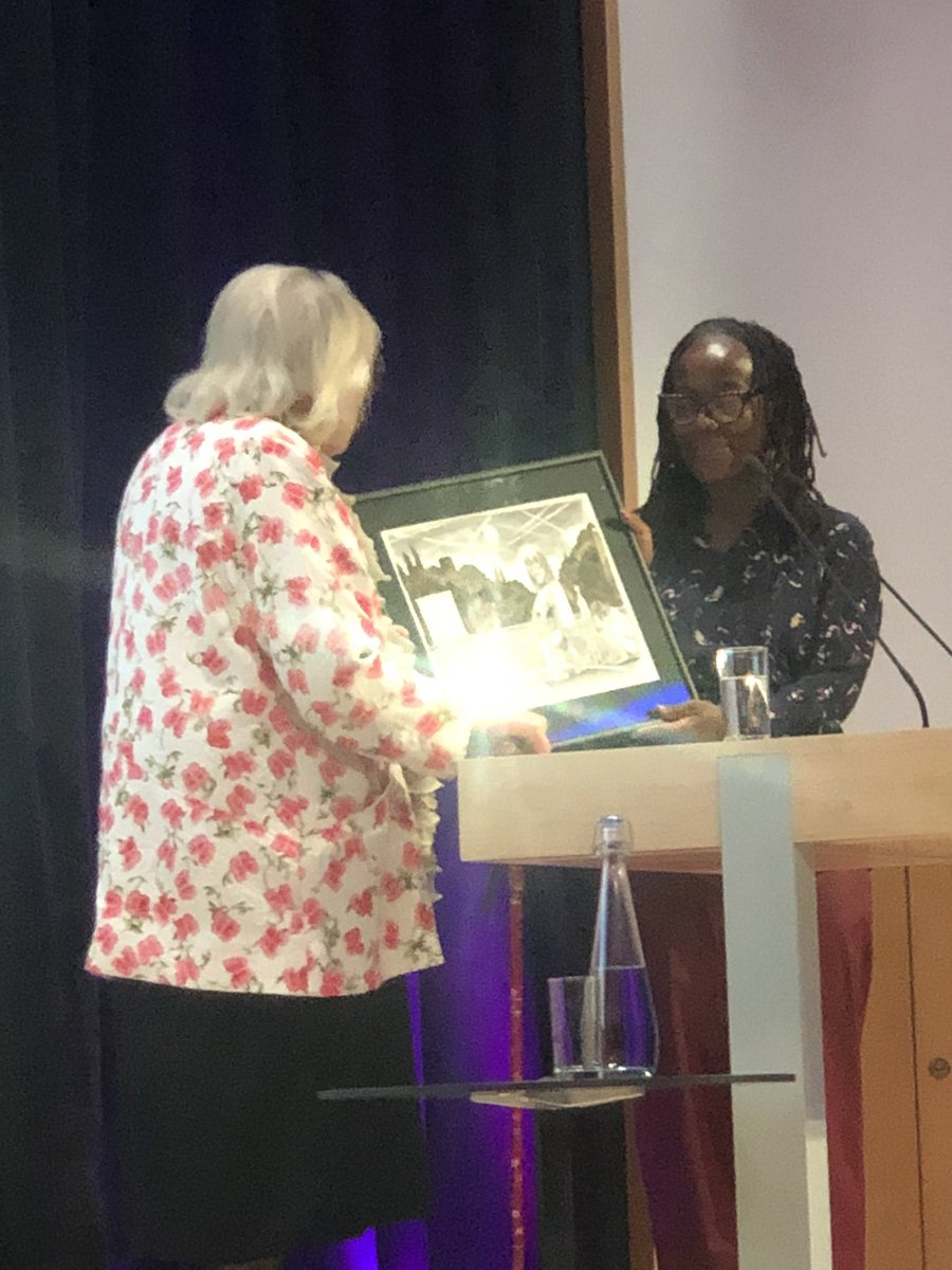 J_M_Andrews's tweet photo. Wonderful #PenPinter prize winner Tsitsi Dangarembga @britishlibrary @englishpen https://t.co/WWHhWCHc2E