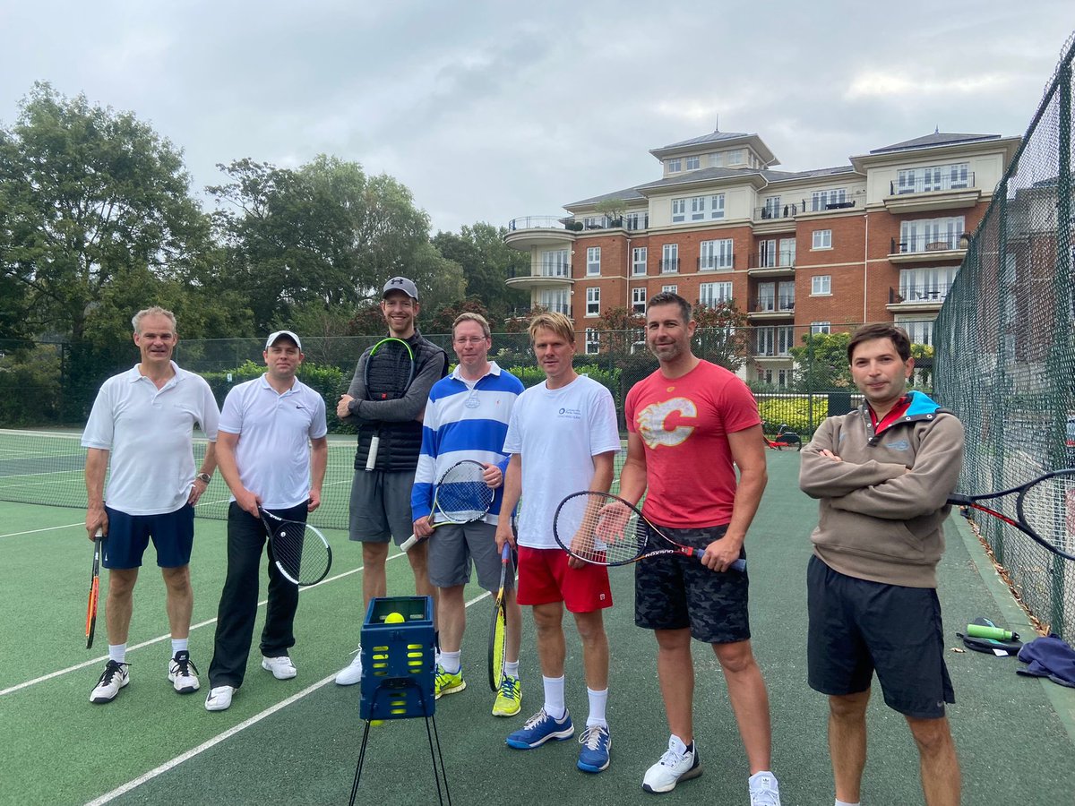 communityparks1's tweet photo. Sunday morning #Dads drills @communityparks1 whilst their children take part in one of our many @the_LTA Youth tennis programmes at Cambridge Gardens with LTA Level 4 coach Russell Smith. https://t.co/h5p2IxHdyG
