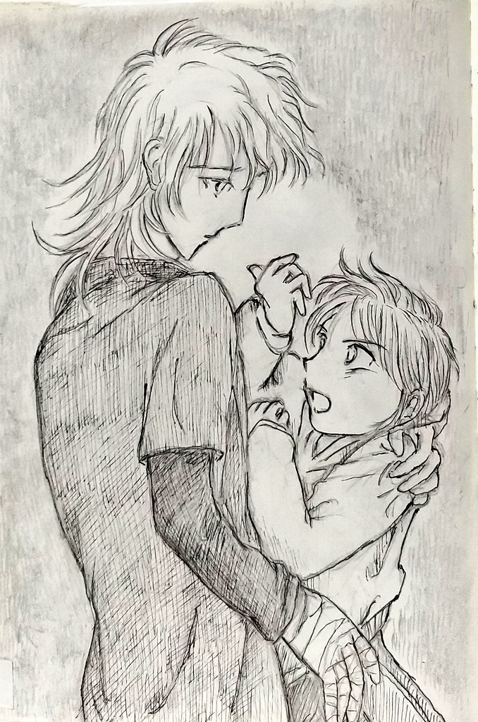 あのときの少年Aくん
手をはなして!行かせてくれ!
のときのボツになってしまった方のイラスト。こっちの方が静と動の感じがしてかなぁ…
#アナログイラスト #イラスト #落書き #イラスト好きな人と繋がりたい #絵描きさんと繋がりたい #オリジナルキャラクター #創作イラスト