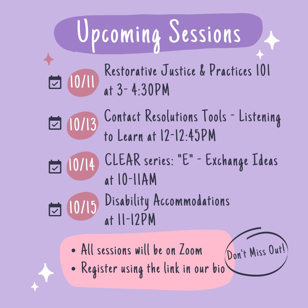 Good morning, Titans! Here are this week's learning sessions. Register using the link in our bio.