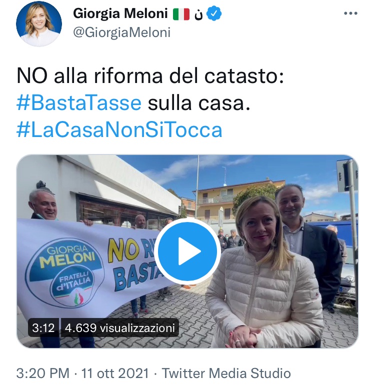 Zetaricordi's tweet photo. La #Meloni è #novax #notax e #sidux https://t.co/m7HDK81My7