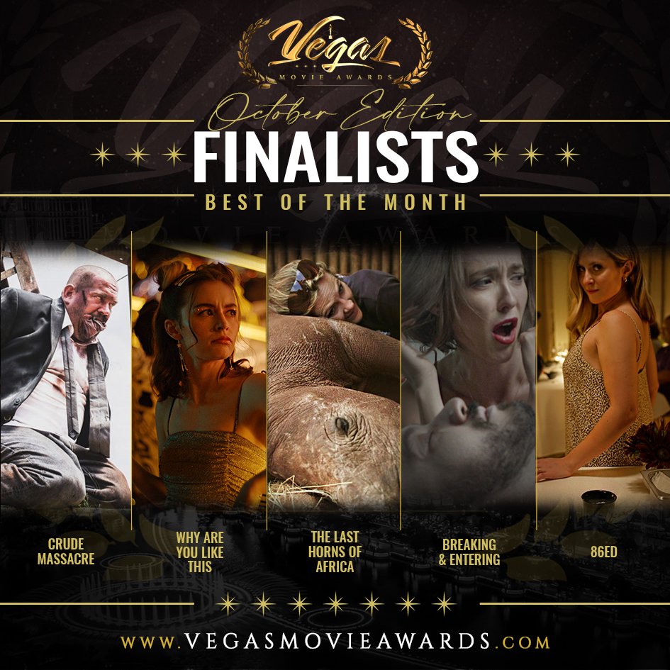 📯Announcement Extra Category:
⚜️𝐁𝐄𝐒𝐓 𝐎𝐅 𝐓𝐇𝐄 𝐌𝐎𝐍𝐓𝐇⚜️
• 𝘖𝘤𝘵𝘰𝘣𝘦𝘳 2021 𝘌𝘥𝘪𝘵𝘪𝘰𝘯 •
.
Congratulations to our 𝐅𝐈𝐍𝐀𝐋𝐈𝐒𝐓𝐒! 👏👏👏
.
#vegasmovieawards #finalist #bestofthemonth #filmfestival #vma2021r