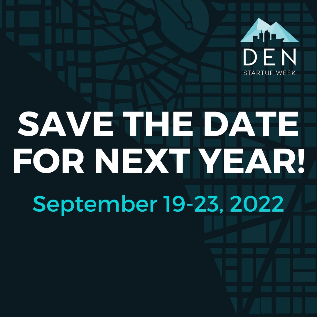 Denver Startup Week 2022 Schedule Denver Startup Week (@Denstartupweek) / Twitter